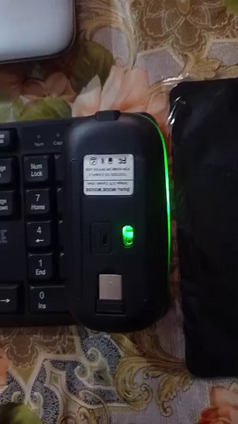 HP W10 Wireless RGB Mouse 🔥 | Dual Mode + Silent Click | Rechargeable & Adjustable DPI 🖱️