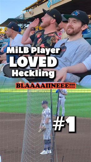 2.3M views · 41K reactions | One of the best reactions we’ve gotten from a player #heckling #baseball #sfgiants #rivercats #roundrockexpress #chirps #sacramento Sacramento River Cats Round Rock Express San Francisco Giants | TrevsChirps | Facebook