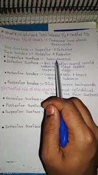 Osteology [Clavicle bone - shaft (part-1)] #anatomy #neet #biology
