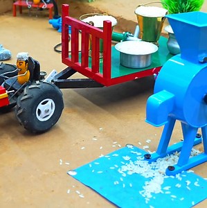 295K views · 6.3K reactions | Mini Rice Mill Machine Processing Rice  #miniature #MiniWorld #usa #fblifestyle | Mini Village | Facebook