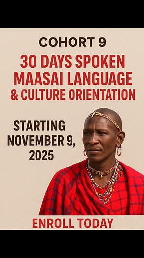 29K views · 382 reactions | 30 Days Spoken Maasai Language & Culture...