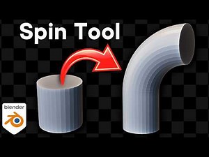 How to Use the Spin Tool in Blender