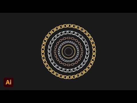 Chain Design In Adobe Illustrator cc 2021 | Tutorial
