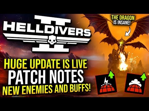 Helldivers 2 - Into the Unjust Patch Notes. Buffs, New Enemies, and More!