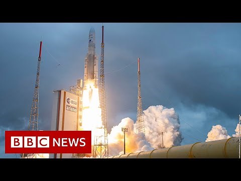 World's biggest space telescope leaves Earth - BBC News