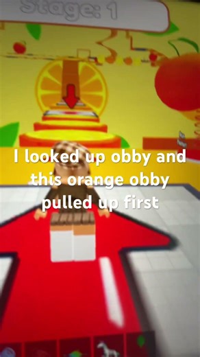 #roblox obby orange