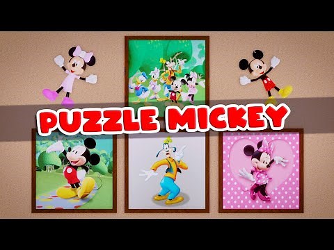 MICKEY MOUSE CLUBHOUSE PUZZLE WITH TOYS | Binggo Channel
