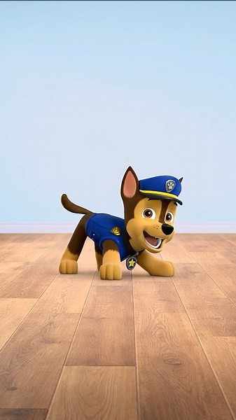 Pups Play Falling Clothes Game! #short