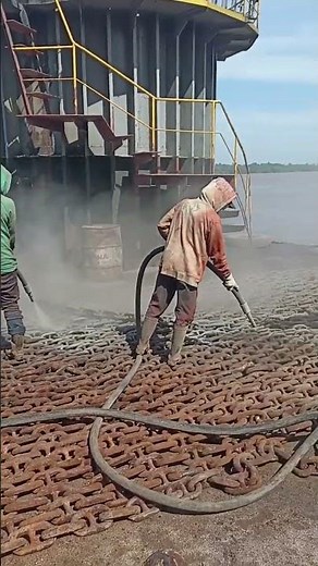 Blasting painting work !! blasting painting training !! painting work #dustlessblasting