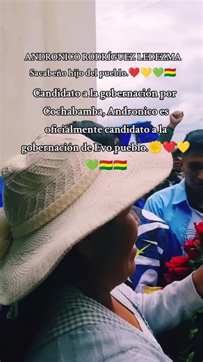 Andronico Rodríguez Ledezma: Candidato a Gobernación