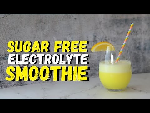 Sugar Free Electrolyte Smoothie | Diabetic Friendly | Low Carb Recipe