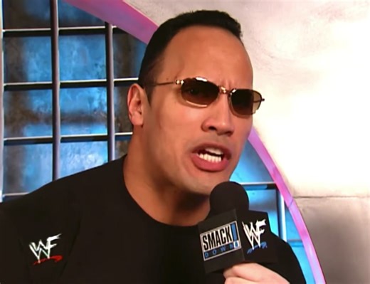 The Rock on Kurt Angle costing his shot at WWF Title Smackdown 2001 #therock