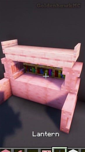 Minecraft Cherry Bed Tutorial Timelapse