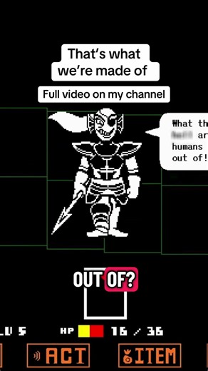 That’s what we’re made of #undertale #undertalefangame #undertaleau
