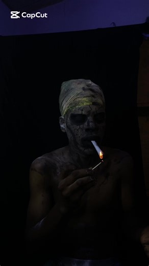 Real bts 😭#paintedpreston #horrormakeup #horrormaketutorial #liberiatiktok🇱🇷