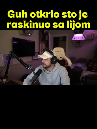 Guh expouzovao zasto je raskinuo sa lijom *prevarila ga kick.com/guh . @guhsajan @lija2674 #foryoupage #foryou #fyp #guh #balkanliveclips