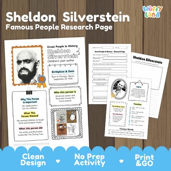 Sheldo Silverstein Research Project | Children's Poet Biography | Famous Authors