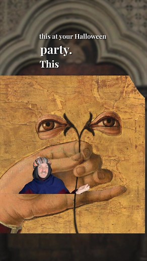 I highly suggest ping pong balls for your St Lucy Costume 👁️👁️🧵🪡 #halloween #halloweendiy #halloweencostume #arthistory #greedypeasant