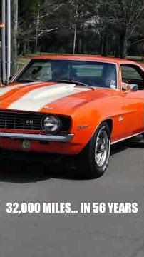 Only 32,000 Miles… This 1969 Camaro Z/28 Is Untouchable #classiccars #camaro