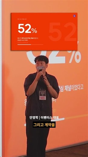 실제 오프라인 행사의 B2B 거래 성공 비율?