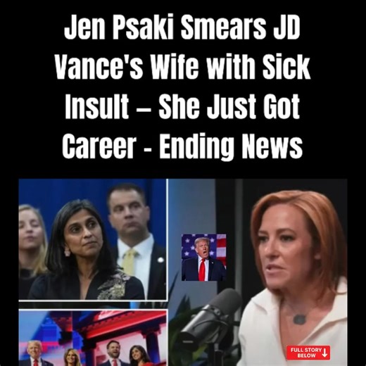 🚨 Jen Psaki ATTACKS JD Vance’s Wife — Now She’s Facing Career-Ending Consequences 😳Details in comment👇 https://scoopriot.com/jen-psaki-gets-brutal-news-after-smearing-j-d-vances-wife-2/ | America Breaking Point