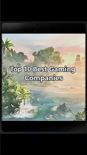 Top 10 Best Gaming Companies 🎮🔥 #shorts #rdr2 #reddeadredemption