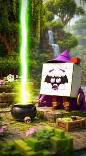 He Tried a Magic Spell… BIG MISTAKE 😱🧙‍♂️ #shorts #funny #viral #minecraft #animation #cartoon