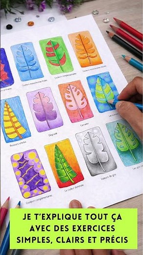Apprendre à colorier des dégradés aux crayons de couleur