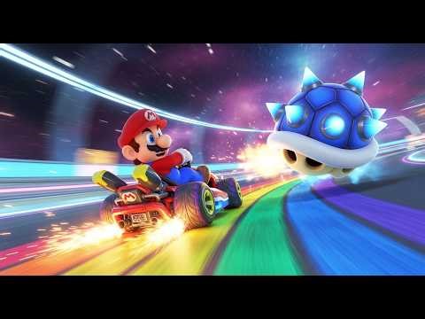 Mario Kart 8 Deluxe but every Item is a BLUE SHELL - (200cc)