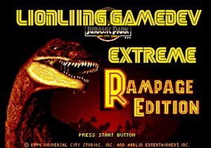 v5 Jurassic Park Sega Rampage Edition Extreme HTML5 - Link in Description -- 9 feb 2025 megadrive genesis