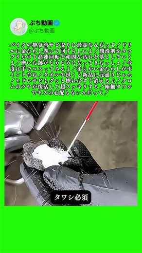 頑固なサビも一掃する強力なバイク洗車とメンテナンスのノウハウ #修理