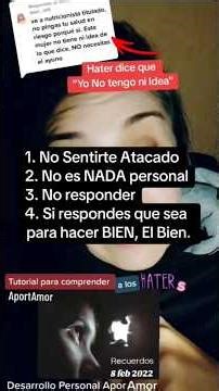 Tutorial gestión del odiio Hate