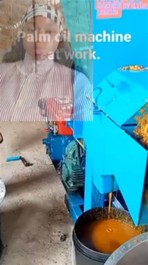 This is a digester machine. Part of the necessary machines used in milling palm oil for speed. You can see it is spilling water from an angle. This is a minor issue that can be fixed within seconds. Call your fabricator or maybe a nearby welder, they just get a metal and weld it at the spot and it's closed. Leaving it this way is double work and it doesn't give a good look. Even machines from China do have minor factory issues, but don't manage it. Fix it, okay? #chinenyeezeonyebuchi | Chinenye 