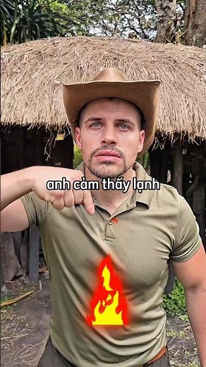 The lucky guy was shown how to survive in the forest by the locals 😳