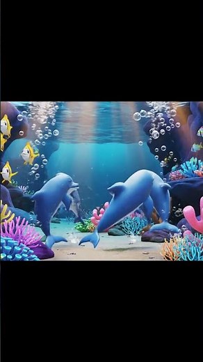 Dancing Dolphin Party | Underwater Cartoon Animation🤖