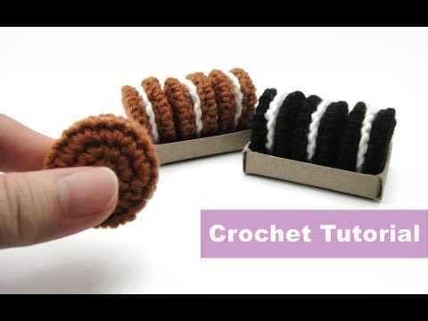 Easy Crochet Amigurumi Tutorial - Cookies Biscuit