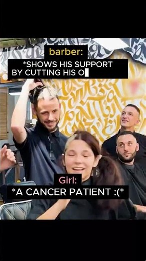 Humanity isn't dead. This barber is a hero!