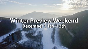 **WINTER PREVIEW WEEKEND** We are opening for a Winter Preview Weekend Saturday and Sunday, December 11th - 12th for skiing and snowboarding from 9:00am – 4:00pm for Wintergreen Club Members, Season Passholders, Mission: Four’dable Quad Pack Tickets, and Resort Lodging Guests. Upper and Lower Dobie is planned to open serviced by the Blue Ridge Express. General Manager, Jay Gamble commented on the start of the season, “We are excited to preview our snow product for our most loyal stakeholders, an