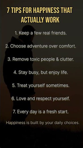 99% of people search for happiness...But ignore these 7 simple habits that actually create it. ❤️