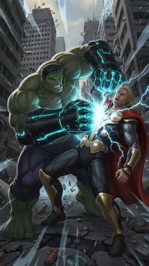 Cosmic Thor vs. AI Hulk: Technology Just Got an Upgrade! 🤯