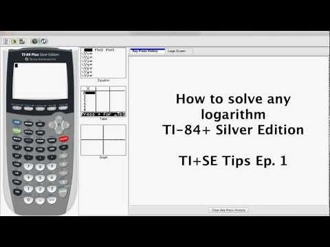 How to Solve for any base Logarithm - TI-84 Tips and Tricks (QUICK and Easy!)