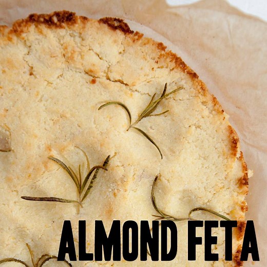 86K views · 248 reactions | If you're making your own Almond Milk, you know the dilemma > What to do with the leftover almond pulp?! < The solution: Make Baked Almond Feta. It's easy. It's delicious. It's crumbly and perfect over pasta, salads, risotto, lasagna and pizza. Full recipe: https://www.elephantasticvegan.com/baked-almond-feta/ | Elephantastic Vegan | Facebook