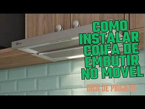 Como instalar coifa depurador ou sugar no móvel dica aula SketchUP #2