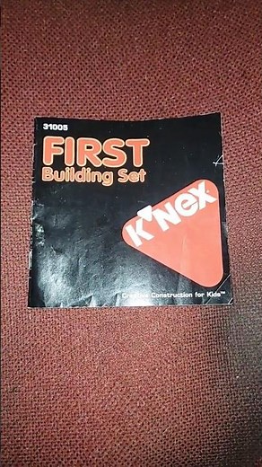 K'nex First Building Set.