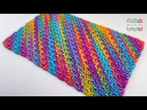 How to Crochet a Corner to Corner Wattle Stitch RECTANGLE | C2C