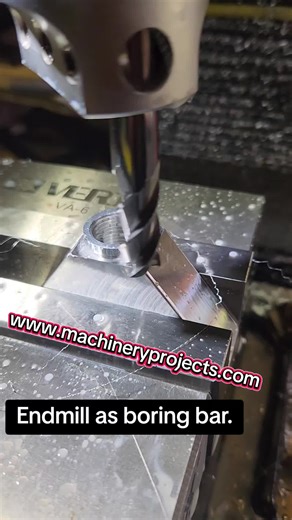 Machining External Diameter with Endmill for Precision Cutting