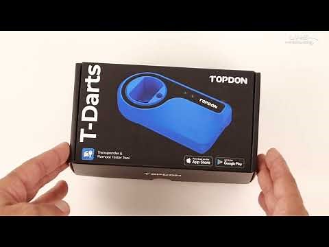 How To Unbox & Use TopDon T-Darts wireless Remote Frequency Reader, Transponder Reader & Generator