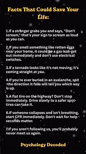 Facts That Could Save Your Life: #psychology #motivation #psycholgyfacts #bestfacts