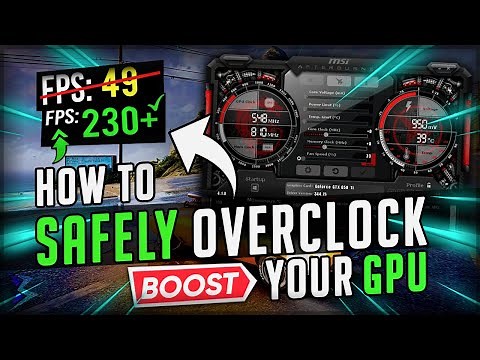How to SAFELY Overclock your GPU - Easiest Method!