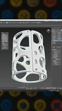 💥 Бионика за секунды! TOPOLOGY #3дмоделирование #3dsmax #corona